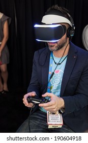 SAN FRANCISCO - MARCH 20: Sony unveiling Morpheus, its Virtual Reality headset for PlayStation 4 for the first time at GDC 2014 on March 20, 2014 in San Francisco, CA