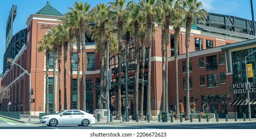 SAN FRANCISCO, MOLDOVA - Mar 19, 2021: A Home Of The San Francisco Giants - Oracle Baseball Park