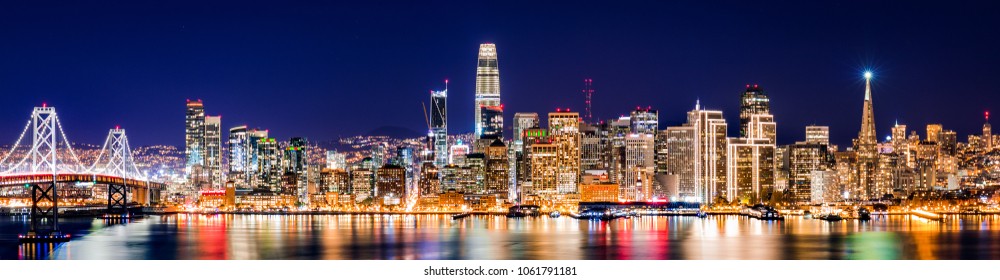 San Francisco Night Skyline