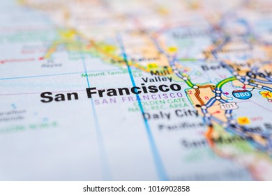 San Francisco On USA Map