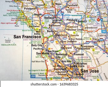 San Francisco On USA Map