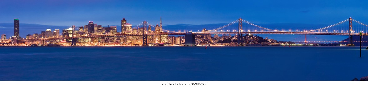 San Francisco Panorama At Night