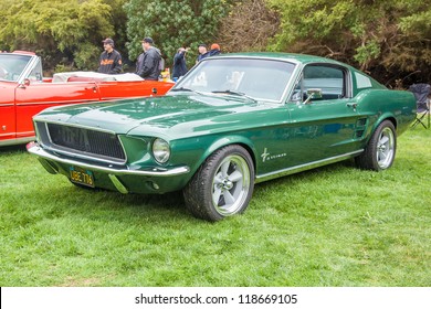 SAN FRANCISCO - SEPTEMBER 29: A 1967 Ford Mustang Is On Display During The 2012 Jimmy's Old Car Picnic In Golden Gate Park In San Francisco On September 29, 2012