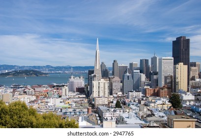 San Francisco Skyline (wide Angle)