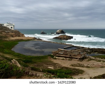 San Francisco Sutro Baths Cloudy Day