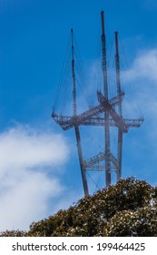 San Francisco Sutro Tower In Fog