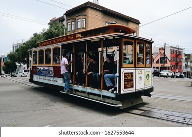 San Francisco / United States - 05 10 2013: San Francisco Cable Car System