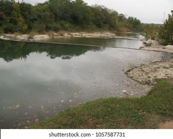 San Gabriel River At Blue Hole Park In Georgetown, Texas