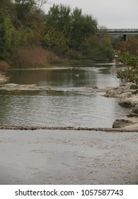 San Gabriel River At Blue Hole Park In Georgetown, Texas