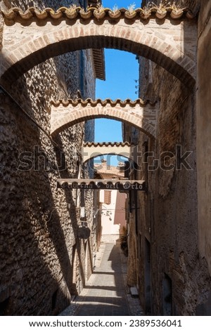 San Gemini, old town in Terni province, Umbria, Italy
