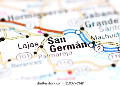 San German Puerto Rico Map San German Puerto Rico On Map Stock Photo 1193796349 | Shutterstock