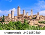 San Gimignano, province of Siena. Tuscany, Italy.