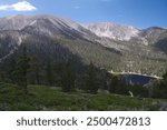 San Gorgonio and Jepson Peak above Dry Lake when it has water