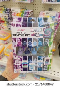 San Jose, CA - June 11, 2022: One Step Tie Dye Kit For Up To 18 Projects.