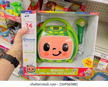 San Jose, CA - June 19, 2022: Coco Melon Toy Sing Along MP3 Player Toy.