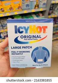 San Jose, CA - May 30, 2022: Pack Of Icy Hot Original Pain Relief Patches.