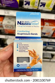 San Jose, CA - November 22, 2021: Sea Band Nausea Relief Acupressure Bands. 