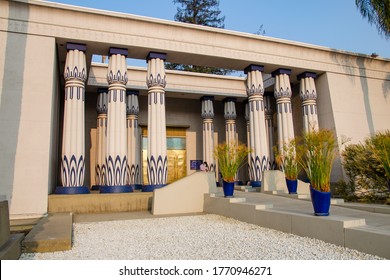 San Jose, CA, USA - February 7, 2019: Rosicrucian Egyptian Museum