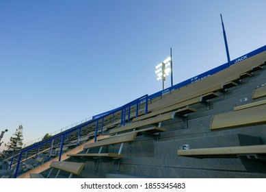 San Jose, CA, USA - October 31, 2020: No Fans In Attendance Inside The CEFCU Stadium In San Jose