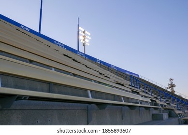 San Jose, CA, USA - October 31, 2020: Empty Seats Inside The CEFCU Stadium In San Jose