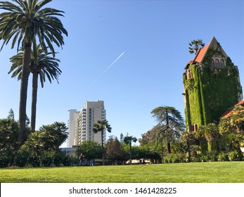 San Jose, California, USA - April 28, 2017: San Jose State University Building