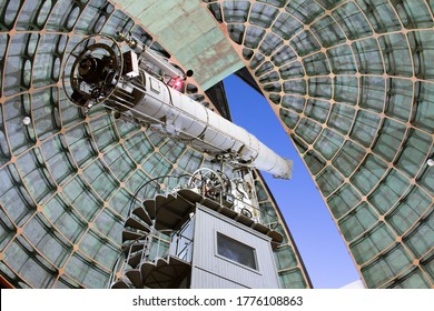 SAN JOSE, CALIFORNIA / USA - JULY 13, 2019: San Jose's Lick Observatory At Night