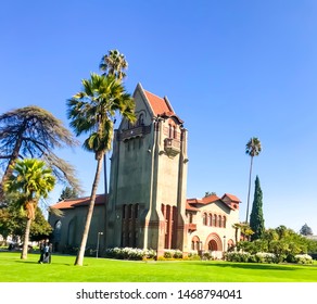 San Jose, California, USA - October 25, 2018: San Jose State University Building