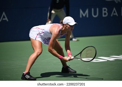 SAN JOSE, CAU.S.A. – AUGUST 5, 2022:  Veronika Kudermetova (RUS) Competes In The Quarterfinals At The Mubadala Silicon Valley Classic.