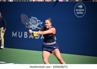 SAN JOSE, CAU.S.A. – AUGUST 7, 2022:  Shelby Rogers (USA) Competes In The Finals At The Mubadala Silicon Valley Classic.