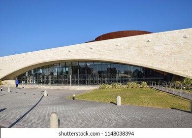 San Juan, Argentina - July 10, 2018: Bicentennial Theater In San Juan