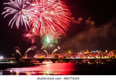 San Juan Fireworks At Badajoz