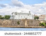 San Juan, Puerto Rico - March 26, 2024: La Fortaleza, a monumental fortification incorporating residence of the island
