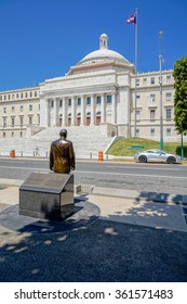 SAN JUAN, PUERTO RICO - OCTOBER 18, 2014: View To Capitolio De Puerto Rico