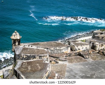 San Juan, Puerto Rico / USA - August 5, 2009: A Shot Of El Morro National Monument In Old San Juan, Puerto Rico