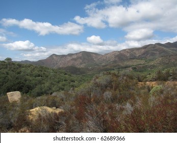 San Juan Trail In Eastern Orange County, CA