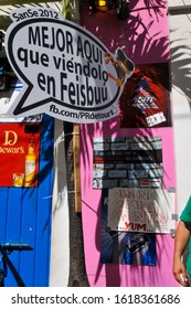 San Juan,Puerto Rico,January 16 2012 ,stret Sign For Saint Sebastian Street Festival