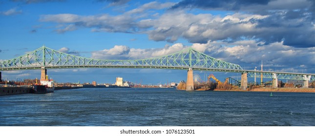 San Lorenzo River With Sunset Light, Montreal Canada
