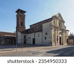 San Lorenzo translation Saint Lawrence church formerly San Pietro translation Saint Peter in Collegno, Italy