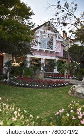 San Luis Obispo, CA. U.S.A. December 8, 2017.  Madonna Inn.  Built Circa 1958. Beautiful Unique Rooms.
