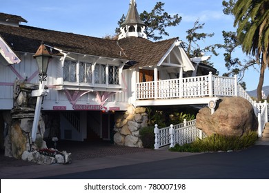 San Luis Obispo, CA. U.S.A. December 8, 2017.  Madonna Inn.  Built Circa 1958. Beautiful Unique Rooms.
