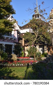 San Luis Obispo, CA. U.S.A. December 8, 2017.  Madonna Inn.  Built Circa 1958. 