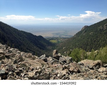 San Luis Valley From Sangres In Colorado