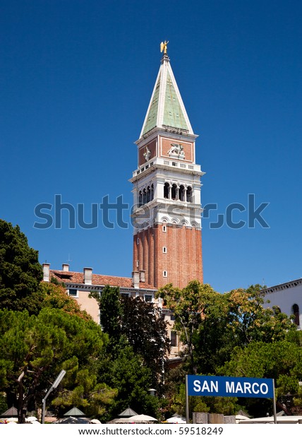 Stock photo of San Marco tower in Venice