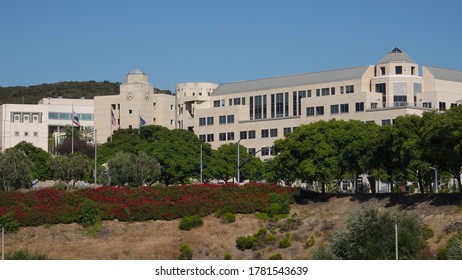 San Marcos, CA / USA - July 21, 2020: Long Shot Of California State University San Marcos (CSUSM)