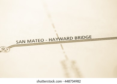 San Mateo - Hayward Bridge. California. USA