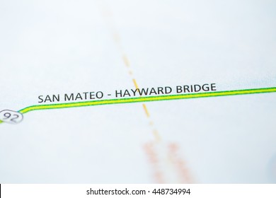 San Mateo - Hayward Bridge. California. USA