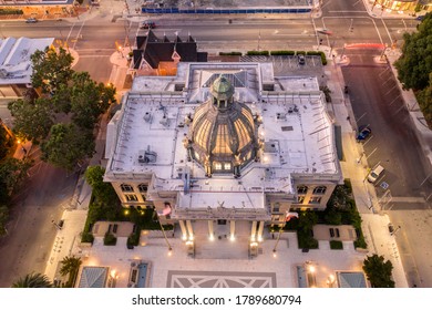 San Mateo Landmark At Night