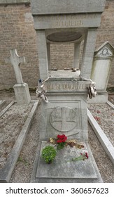 SAN MICHELE,ITALY-CIRCA SEPTEMBER 2015: At The Tomb Of Sergey Diaghilev