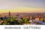 San Miguel de Allende sunset from the roof