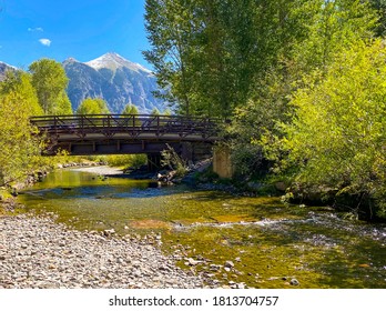 San Miguel River In Telluride, Colorado